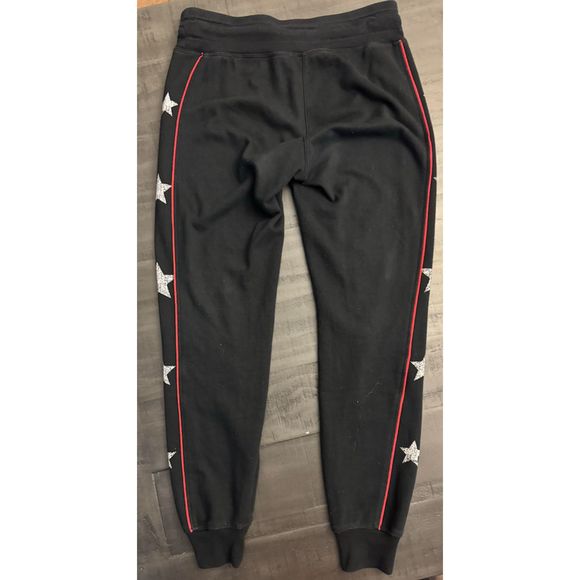 Tommy Hilfiger Sport Black Joggers Stars - Sz XS - Picture 7 of 12